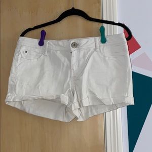 White Denim Candies Shorts